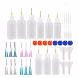 Glue Applicator Bottles,30ml 50ml 100ml Squeezable Dropper Bottles