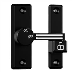 Bolt door latch, punch-free buckle, 180 degree left/right sliding