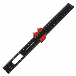 Woodworking Precision Pocket Ruler Aluminum Alloy Slide Ruler 300mm