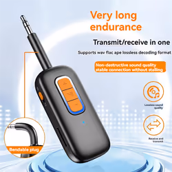 Bluetooth 5.4 Audio Transmitter and Receiver 2 In 1 Bluetooth