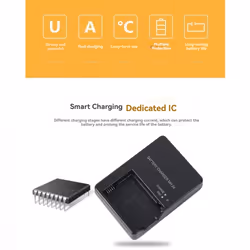 -24 Charger For EN-EL14 EL-EL14a Battery EU plug