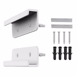 For By Adhesive or Screw Adhesive Tablet Stand, White