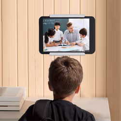 For By Adhesive or Screw Adhesive Tablet Stand, White