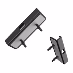 For By Adhesive or Screw Adhesive Tablet Stand, Black