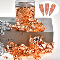 Imitation Silver Foil, Suitable for DIY Nail Art, Candle Mold Making