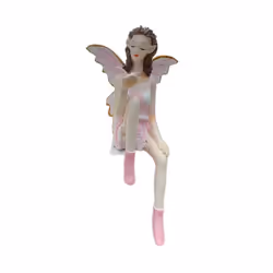 Flower Fairy Cute Girl Resin Angel Ornament Home Decoration Pink