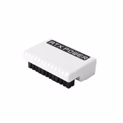 ATX 24Pin to 90Degree Power Plug Adapter Mounting Accessessory White