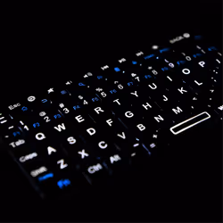 Mini Bluetooth Keyboard, Backlit Wireless Keyboard with IR Learning