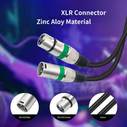 10PCS DMX512 XLR Cable Male to Female Audio Cable 3 Pin Cable