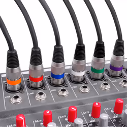 10PCS DMX512 XLR Cable Male to Female Audio Cable 3 Pin Cable