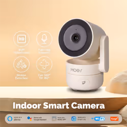 Tuya WiFi Smart Home Security Camera, Indoor Pan/Tilt 4MP HD