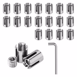 20PCS Cable Clamps, Stainless Steel Clamps