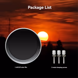 SV229 Adjustable Solar Film Objective Lens Cover 118-159mm