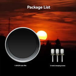 SV229 Adjustable Solar Film Objective Lens Cover 118-159mm
