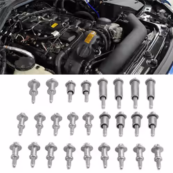 Aluminum Valve Cover Screw Set for N55 135i 335i 535i 640i 740i