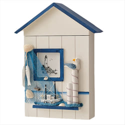 Wall Mounted Cabinet Key Rack,Wooden House Key Storage Box,Bird
