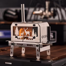 Outdoor Camping Wood Stove Portable for Tent