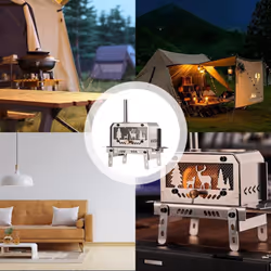 Outdoor Camping Wood Stove Portable for Tent