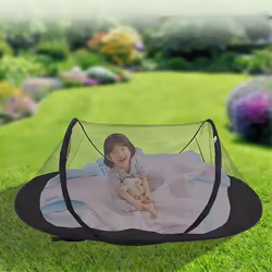 Portable Gnat Mesh Tent Breathable Mesh Bugnet Gnat Mesh For Outdoor