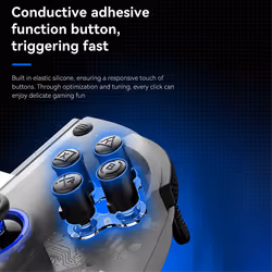 D11 Stretch Gamepad Hall Trigger for PC Android IOS Bluetooth White