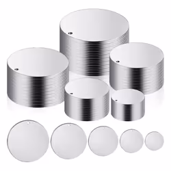 5 Size Roundmetal Stamping Blanks,Jewelry Metal Stamping Blanks