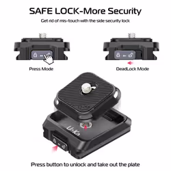 UKA01 Camera Quick Release Plate Kit Arca/F38 Interface