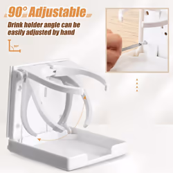 8 Pack Adjustable Cup Holder Folding Drink Holder