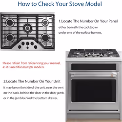 Stove Cover for 36 Inch Gas Range Model JGP5036 PGP7036 PGP9036