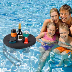 Floating Pool Cup Holder Pool Drink Float with 5 Holes Floating Tray