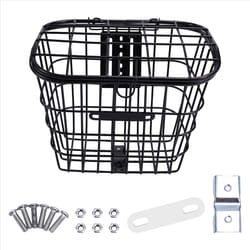 Iron Wire Basket Bike Front Basket Organizing Storage Basket
