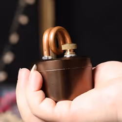 Mini Alcohol Stove Outdoor Portable Solid Shell Silver