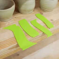 14 Pcs Pottery Art Plastic Scraper Cutter Multi-Spec DIY