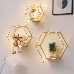 Hexagonal Floating Frame Wall Decoration