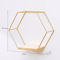 Hexagonal Floating Frame Wall Decoration