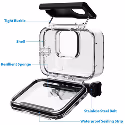 Sports Camera Waterproof Case 196ft/60m Dive