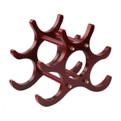 Wooden Wine Rack Wine Holders Kitchen Assembled Display Stand