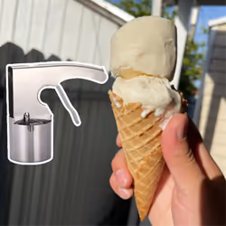 Big Volume Ice Cream Server Tool Stainless Steel Ice Cream Scoop
