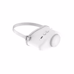 Nose-mounted electric atomizer to stop snoring, white