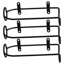 Iron Art Wine Holder Wall Mounted Metal Hanging Wine Display Holder