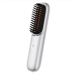 Wireless Portable Hair Straightening Comb Negative Ion white