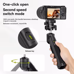 TT38 Quick Release Tripod 360 Ball Cold Shoe Mount