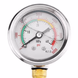 High Pressure Pipe 5000pa Inflatable Valve, with Pressure Gauge