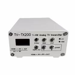 Analog TV Transmitter VHF/UHF Frequency Band Selectable Transmitter