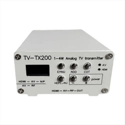 Analog TV Transmitter VHF/UHF Frequency Band Selectable Transmitter