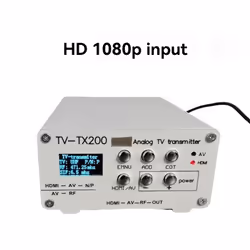 Analog TV Transmitter VHF/UHF Frequency Band Selectable Transmitter