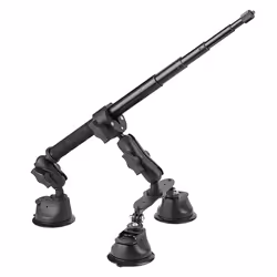 Car Suction Cup Mount Kit with Selfie Stick Ball Adapter