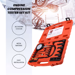 TU-15B Pressure Gauge Engine Compression Tester Set Kit