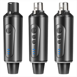 3PCS Wireless Microphone System XLR Microphone Converter Adapter