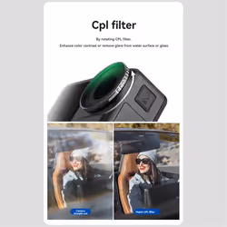 For Action 4 ND Filter Set CPL ND8/16/32 Filters Kit