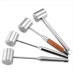 Meat hammer, steak tenderizer, household, kitchen, restaurant tool.